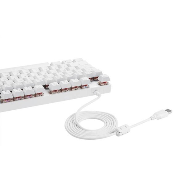 Mechaninė žaidimų klaviatūra Motospeed K82 RGB (balta) - Image 5