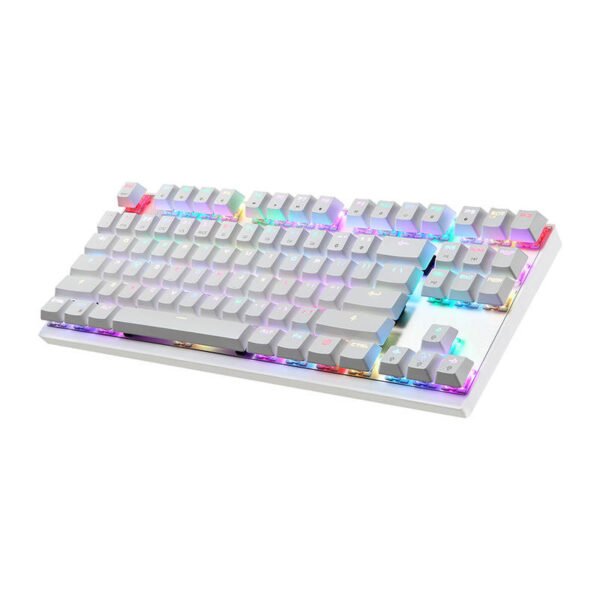 Mechaninė žaidimų klaviatūra Motospeed K82 RGB (balta) - Image 3