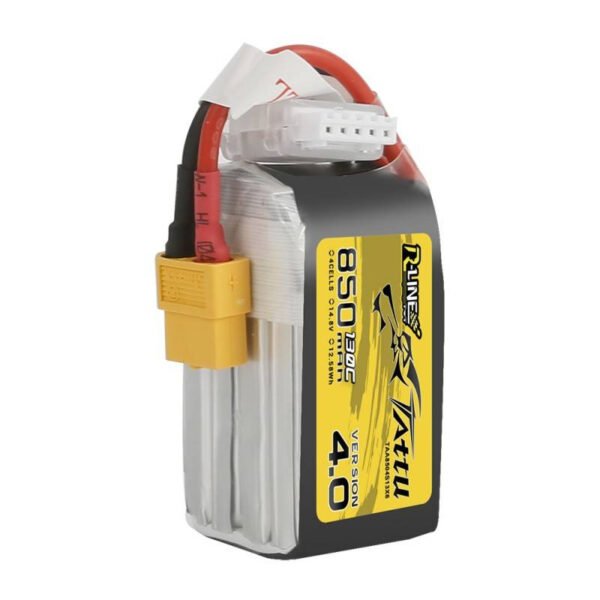 Akumuliatorius Tattu R-Line 850mAh 14,8V 130C 4S1P XT60 - Image 4