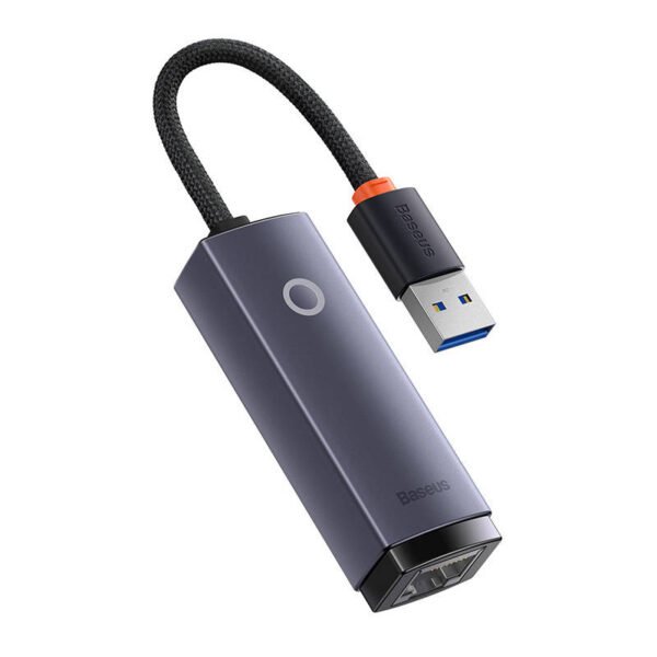 Tinklo adapteris Baseus Lite Series USB į RJ45, 1000Mbps (pilkas) - Image 6