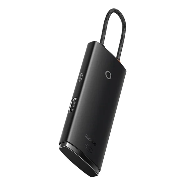 Baseus Lite Series Hub 5w1 USB-C į 3x USB 3.0 + USB-C + HDMI (juodas) - Image 3