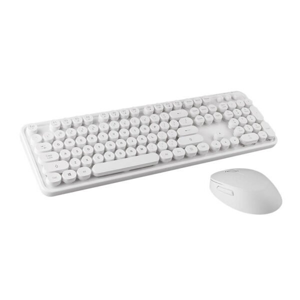 Belaidė klaviatūra ir pelė MOFII Sweet 2.4G (balta) - Image 2