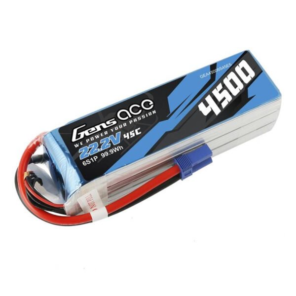 Baterija Gens Ace 4500 mAh 22,2 V 45C 6S1P - Image 2