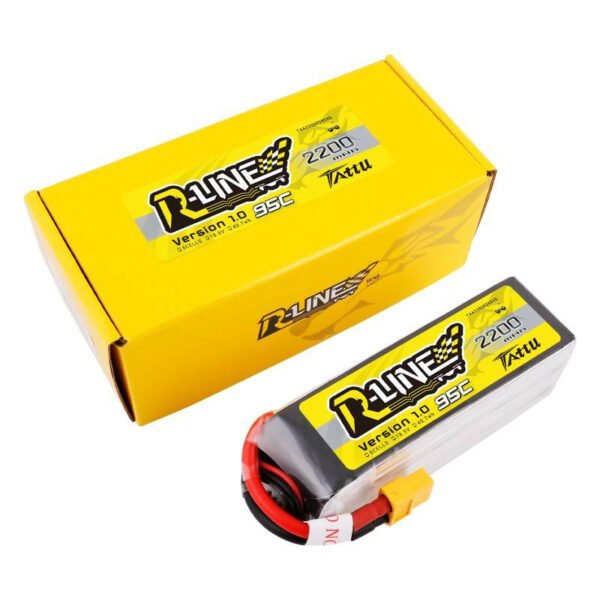 Baterija Tattu R-Line 2200mAh 18.5V 95C 5S1P XT60 - Image 5