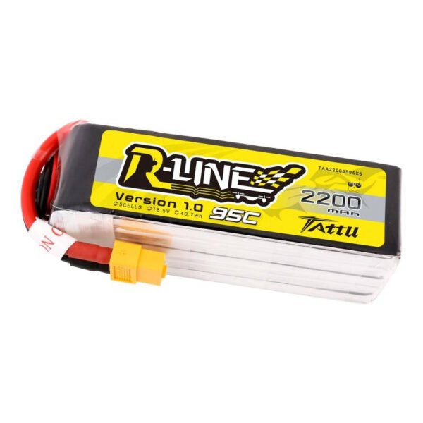 Baterija Tattu R-Line 2200mAh 18.5V 95C 5S1P XT60 - Image 2