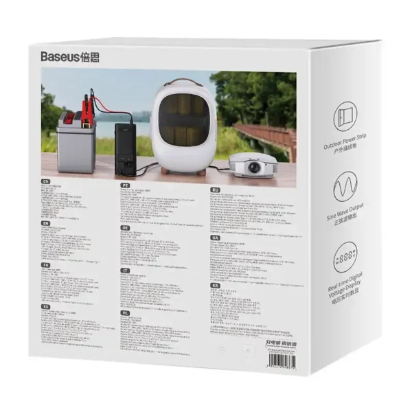 Galios keitiklis Baseus 300W (220V CN/EU) (juodas) - Image 9