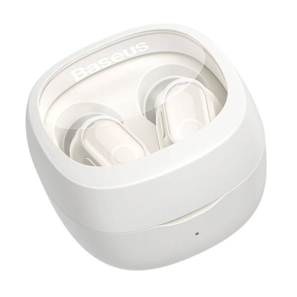 Belaidės ausinės Baseus Bowie WM02 TWS, Bluetooth 5.0 (baltos spalvos) - Image 3
