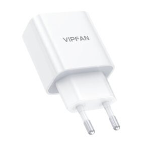 QC 3.0 + USB-C cable (white)