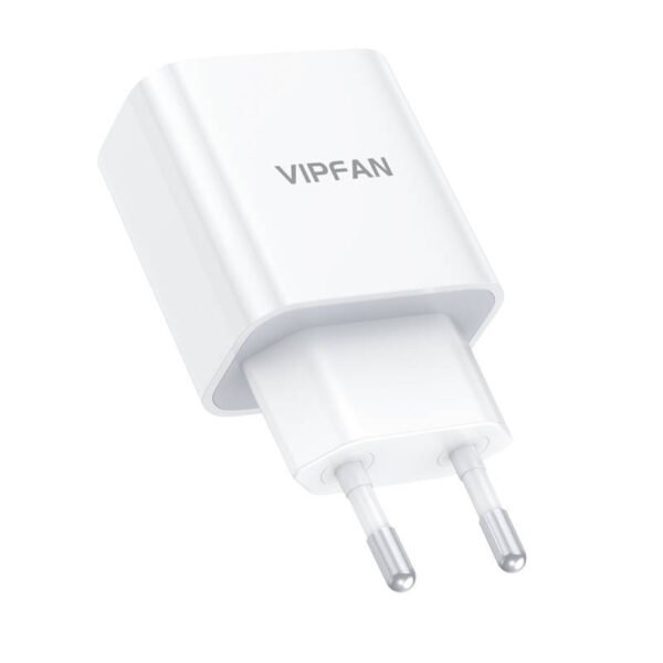 QC 3.0 + USB-C cable (white)