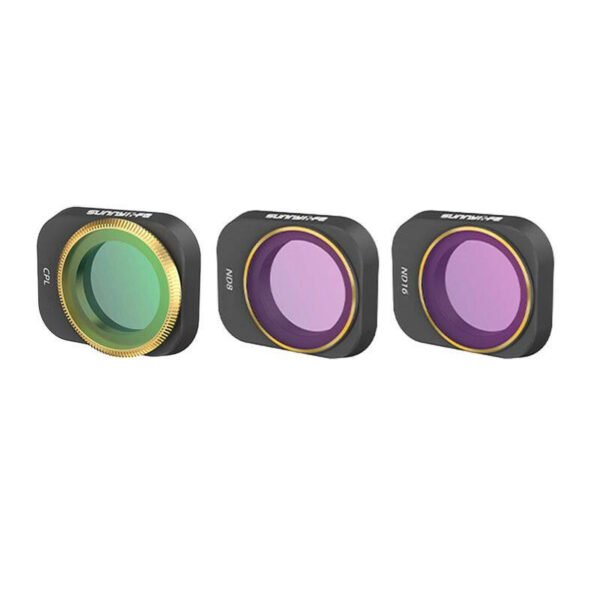 3 filtrų rinkinys CPL+ND8+ND16 Sunnylife, skirtas DJI Mini 3 Pro (MM3-FI415) - Image 2