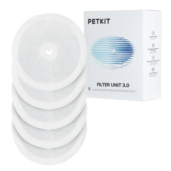 Atsarginiai filtrai PetKit Eversweet fontanui (5 vnt.) - Image 4