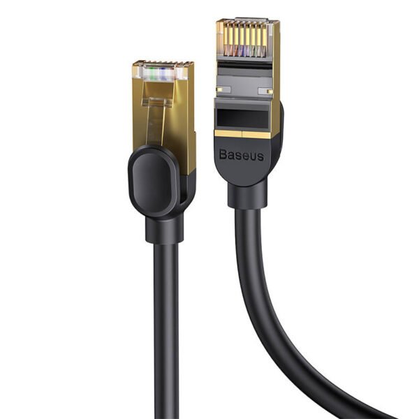 Baseus Ethernet RJ45, 10Gbps, 5m tinklo kabelis (juodas) - Image 4