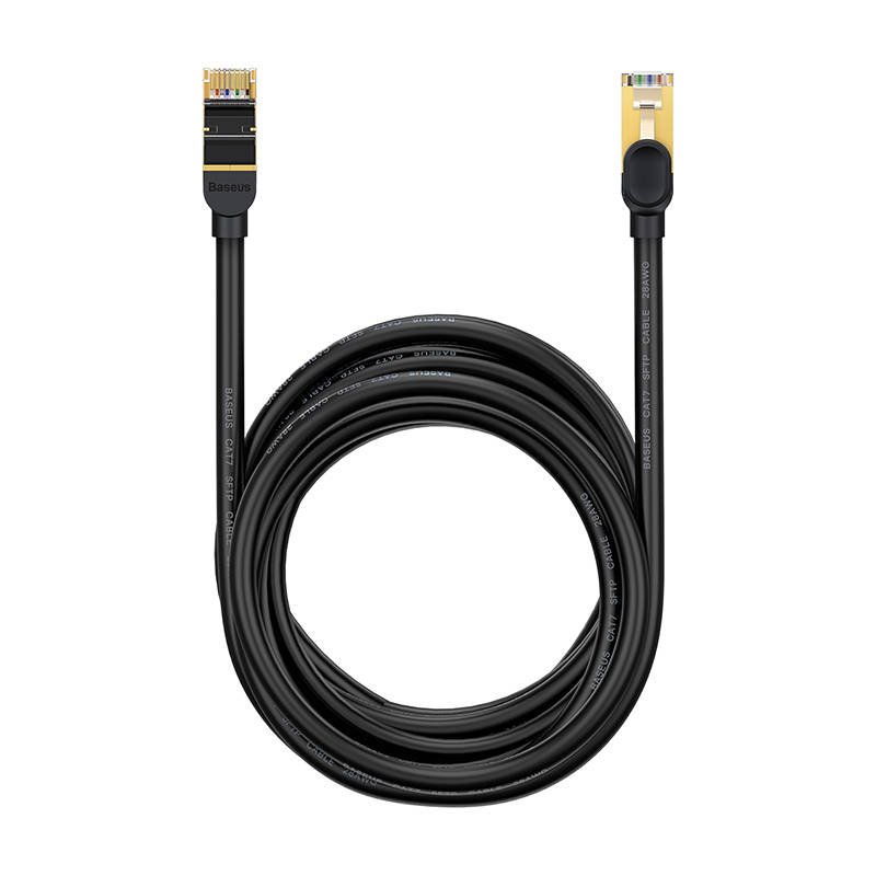 Baseus Ethernet RJ45, 10Gbps, 30m tinklo kabelis (juodas) - Image 5