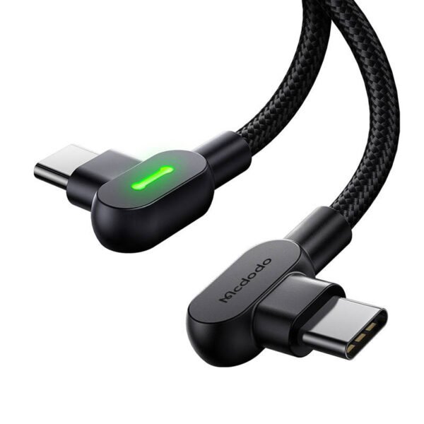 USB-C į USB-C kabelis Mcdodo 60W, 2 m (juodas) - Image 4