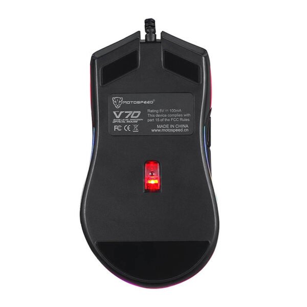 Laidinė žaidimų pelė Motospeed V70 (juoda) - Image 2