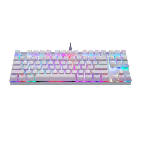 Mechaninė žaidimų klaviatūra Motospeed CK101 RGB (balta) - Image 3