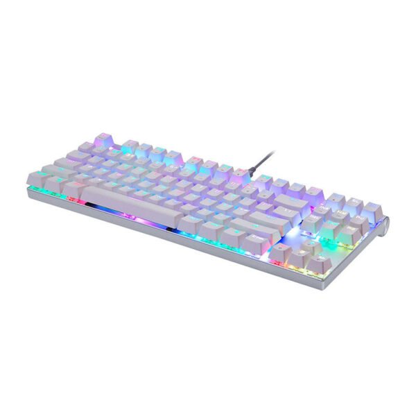 Mechaninė žaidimų klaviatūra Motospeed CK101 RGB (balta) - Image 2