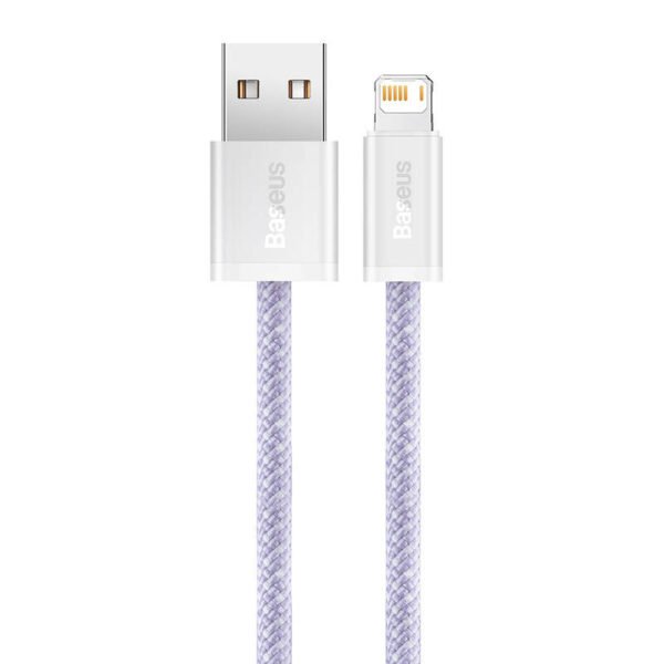 USB laidas Lightning Baseus Dynamic 2 Series, 2,4 A, 1 m (violetinės spalvos) - Image 4