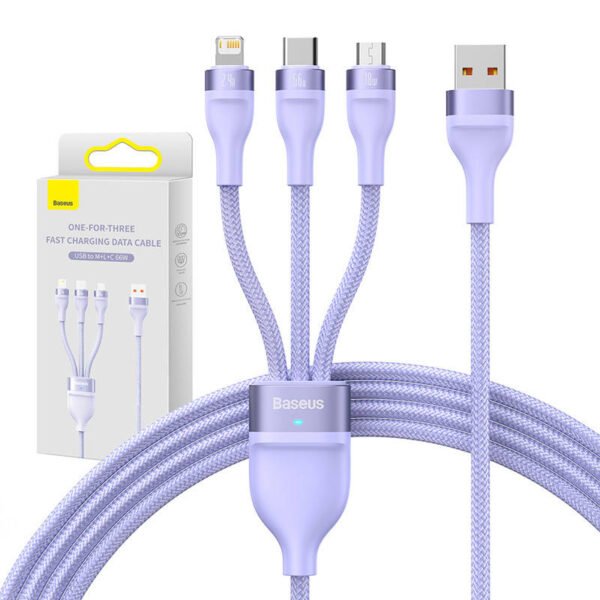 3in1 USB cable Baseus Flash II Series