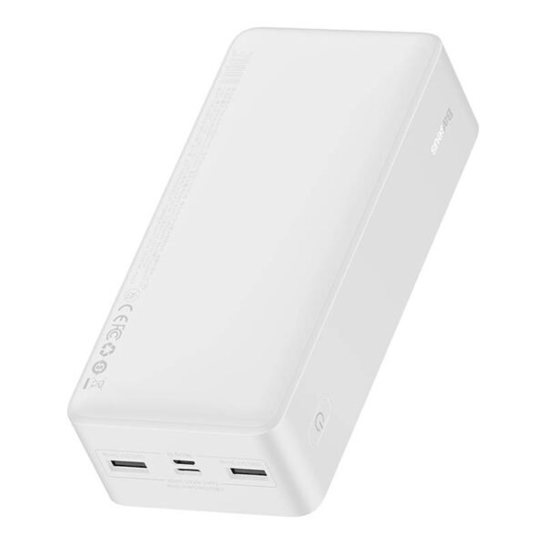Išorinė baterija Baseus Bipow 30000 mAh, 15 W (baltas) - Image 7