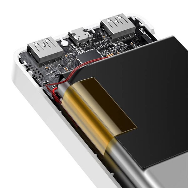Išorinė baterija Baseus Bipow 30000 mAh, 15 W (baltas) - Image 5