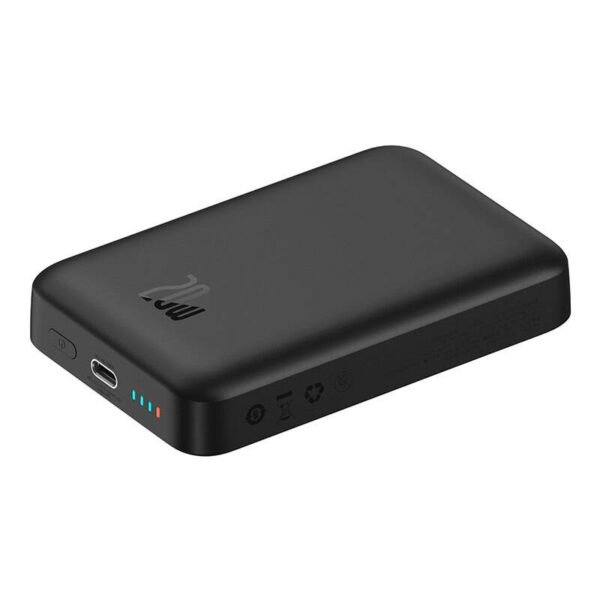 Išorinė baterija Baseus Magnetic Mini 10000 mAh, USB-C 20 W, MagSafe (juodas) - Image 19
