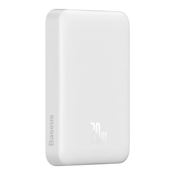 Išorinė baterija Baseus Magnetic 10000 mAh, USB-C 20 W, MagSafe (baltas) - Image 9