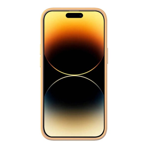 Baseus Liquid Silica Gel Case for iPhone 14 Pro Max (Sunglow)+ grūdintas stiklas + valymo rinkinys - Image 4