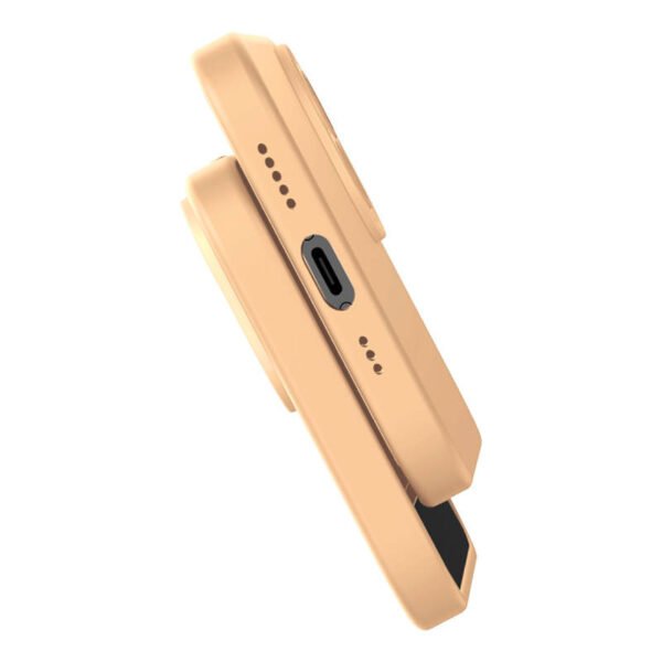 Baseus Liquid Silica Gel Case for iPhone 14 Pro Max (Sunglow)+ grūdintas stiklas + valymo rinkinys - Image 7