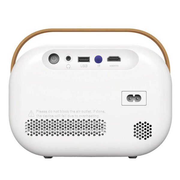 Mini projektorius Blitzwolf BW-V2 LED 1080P Full HD WiFi Bluetooth Android (baltas) - Image 3