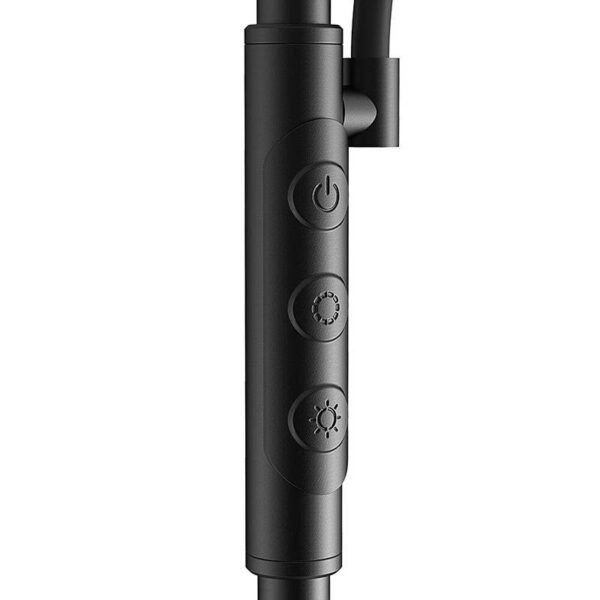 Dviguba grindų lempa su nuotolinio valdymo pultu BlitzWill BWL-FL-0001, 36W (juoda) - Image 3