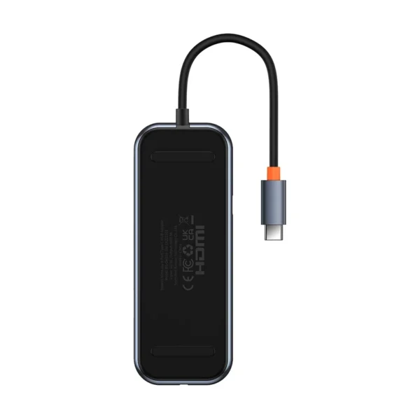 Adapteris 4w1 Baseus Hub USB-C į 4xUSB 3.0 (Tamsiai pilkas) - Image 9