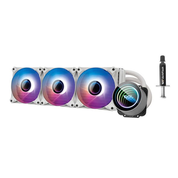 Vandens aušinimas Darkflash DX360 V2.6 PC ARGB 3x 120x120 (baltas) - Image 7