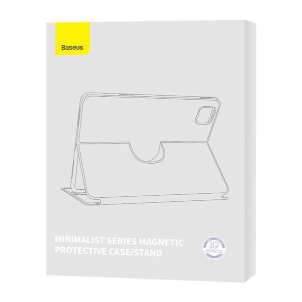Baseus Minimalist Series IPad PRO 11/Pad Air4/Air5 10.9 Magnetinis apsauginis dėklas (violetinis) - Image 6