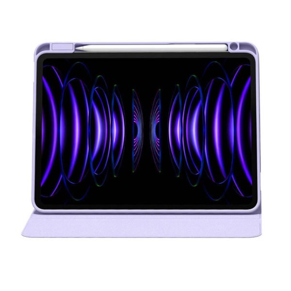Baseus Minimalist Series IPad PRO 11/Pad Air4/Air5 10.9 Magnetinis apsauginis dėklas (violetinis) - Image 4