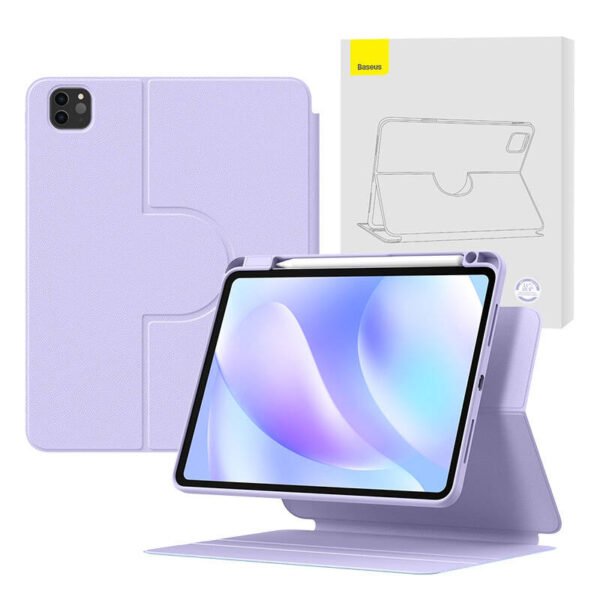 Baseus Minimalist Series IPad PRO 11/Pad Air4/Air5 10.9 Magnetinis apsauginis dėklas (violetinis) - Image 8