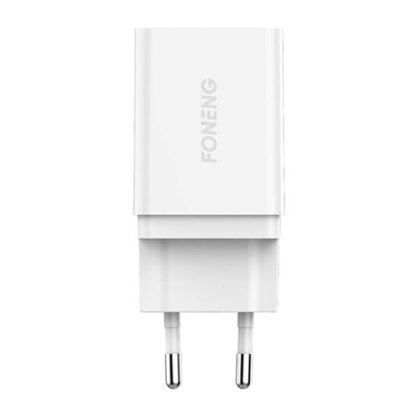 Greitasis įkroviklis Foneng 1x USB K300 18W + USB į USB-C laidas - Image 2