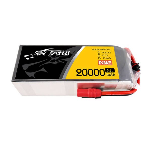 Baterija Tattu NMC 20000 mAh 22,2 V 5C 6S1P LiPo su AS150+XT150 jungtimi - Image 2