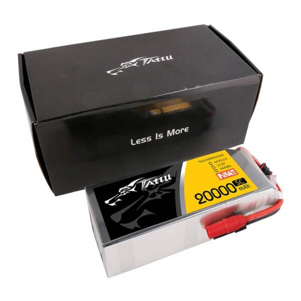 Baterija Tattu NMC 20000 mAh 22,2 V 5C 6S1P LiPo su AS150+XT150 jungtimi - Image 4