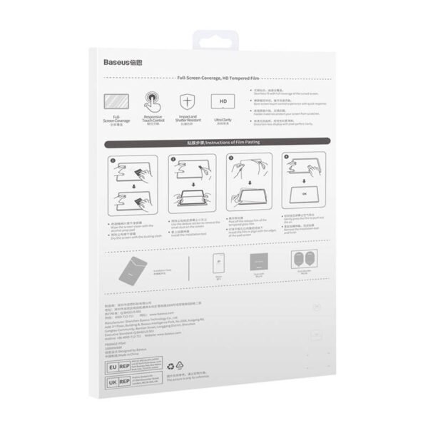 Baseus Crystal Tempered Glass 0,3 mm storio stiklas planšetiniam kompiuteriui Huawei MatePad Pro 12,6 - Image 10