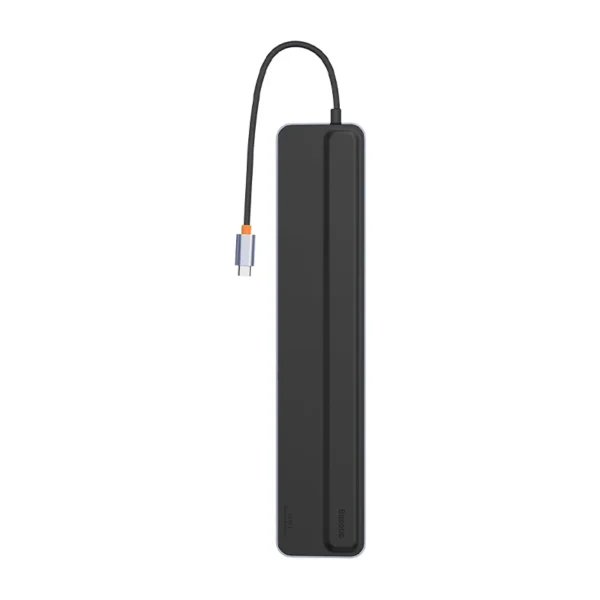 Hub 12w1 Baseus EliteJoy Gen2 serija USB-C į 2xHDMI+ 3xUSB 3.0+ PD+ DP+ SD/TF+ RJ45+Type-C+ 3.5mm (tamsiai pilkas) - Image 3