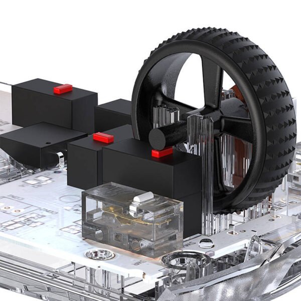 Belaidė žaidimų pelė + įkrovimo stotelė Dareu A955 RGB 400–12000 DPI (balta) - Image 6