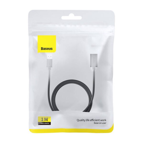 USB 3.0 pratęsimo kabelis Baseus male į female, AirJoy serija, 1m (juodas) - Image 8