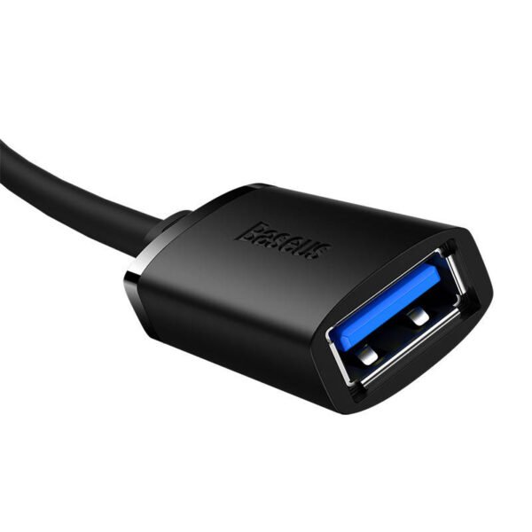 USB 3.0 pratęsimo kabelis Baseus male į female, AirJoy serija, 1.5m (juodas) - Image 5