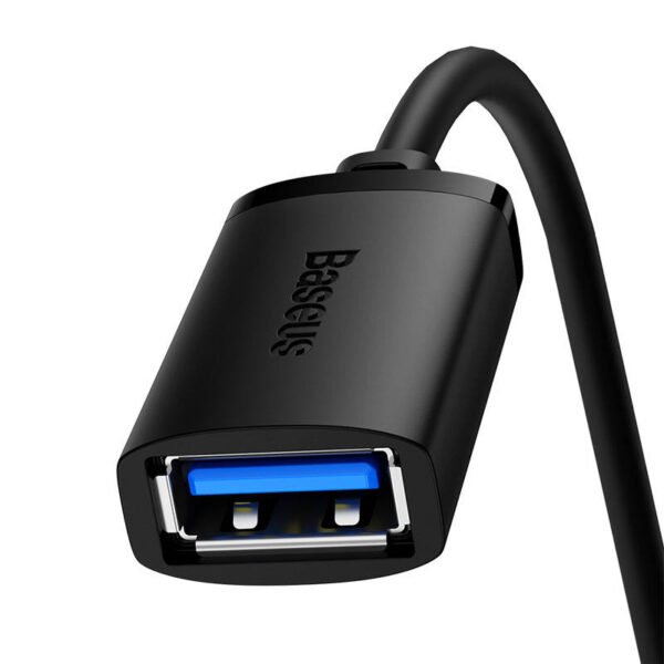 USB 3.0 pratęsimo kabelis Baseus male į female, AirJoy serija, 1.5m (juodas) - Image 6