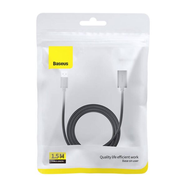 USB 3.0 pratęsimo kabelis Baseus male į female, AirJoy serija, 1.5m (juodas) - Image 8
