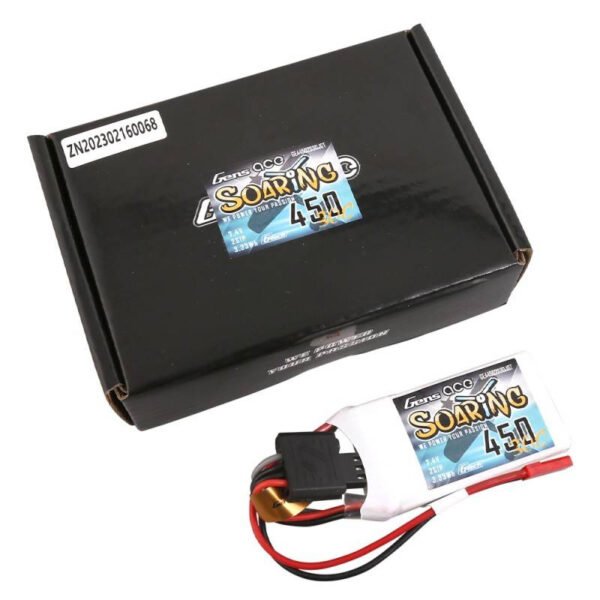 Baterija Gens ace G-Tech Soaring 450 mAh 7,4 V 30C 2S1P JST-SYP - Image 5