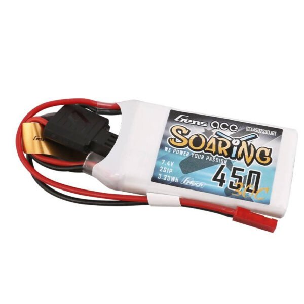 Baterija Gens ace G-Tech Soaring 450 mAh 7,4 V 30C 2S1P JST-SYP - Image 3