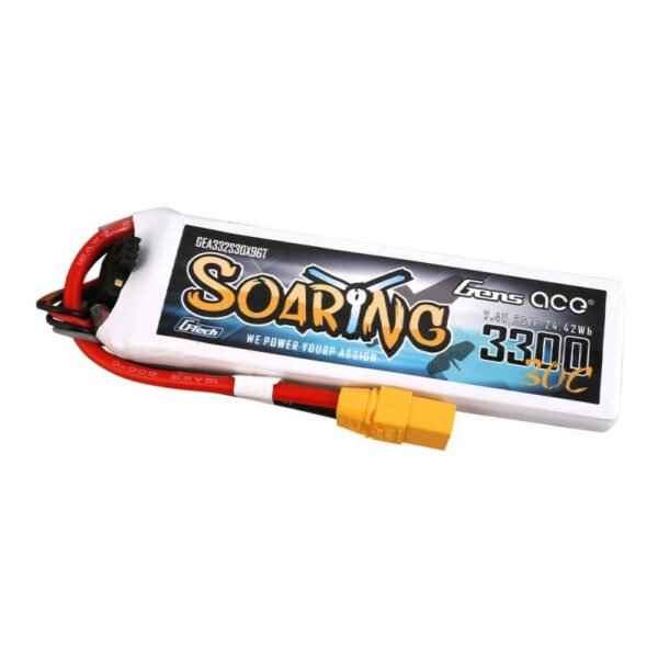 Baterija Gens Ace G-Tech Soaring 3300 mAh 7,4 V 30C 2S1P XT90 - Image 3