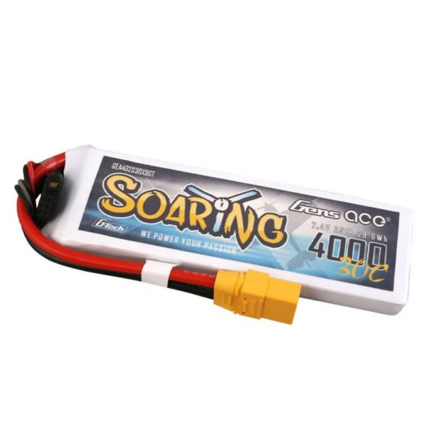 Baterija Gens Ace G-Tech Soaring 4000 mAh 7,4 V 30C 2S1P XT90 - Image 3